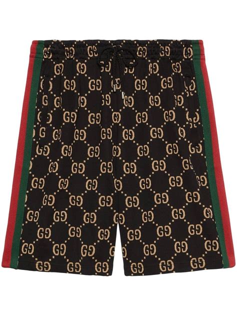 short gucci noir|gucci shorts.